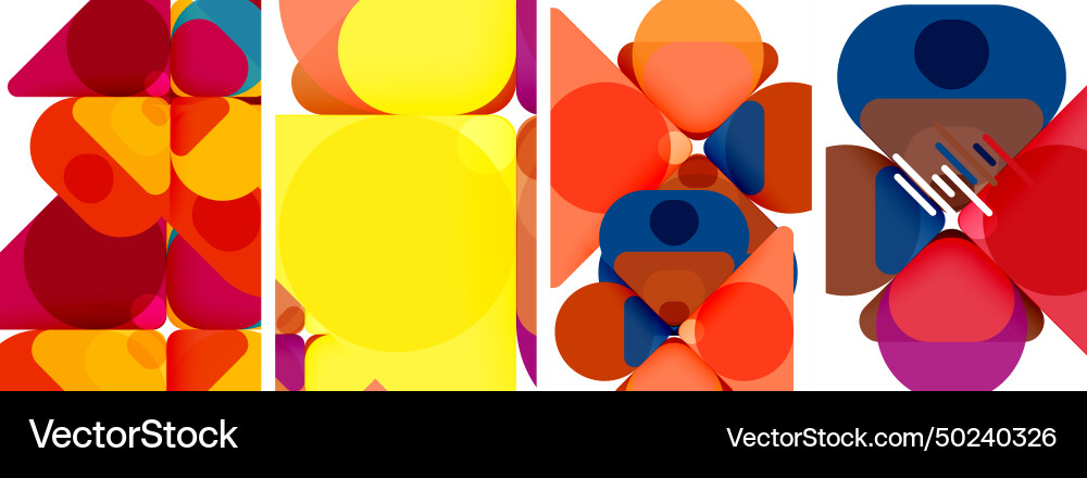 Geometric elements abstract backgrounds Geometric elements abstract backgrounds Vector Image
