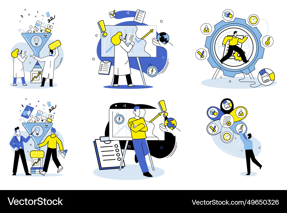 Machine learning programming skills are crucial vector image