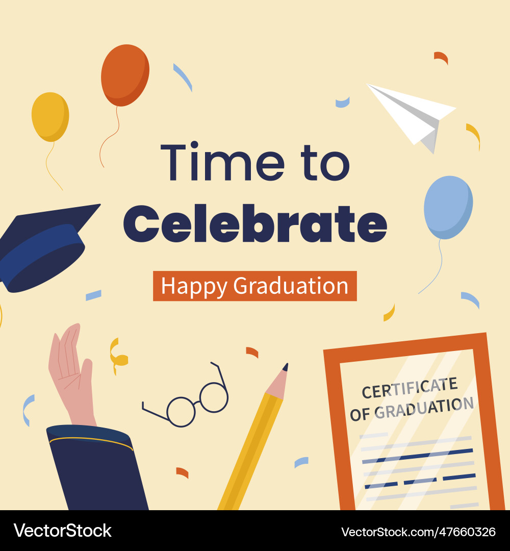 Posts set class graduation Posts set class graduation Vector Image