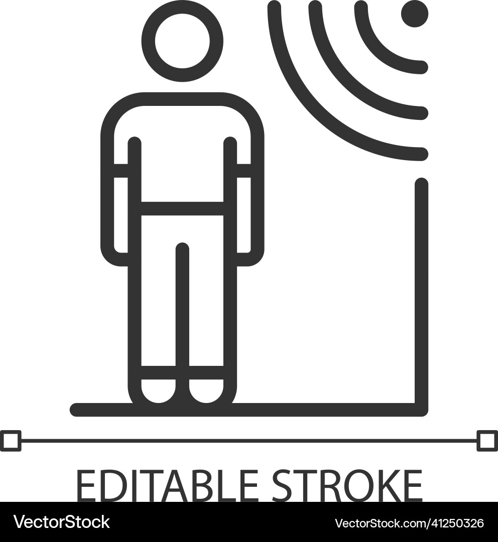 Proximity Sensor Icon Vector Image