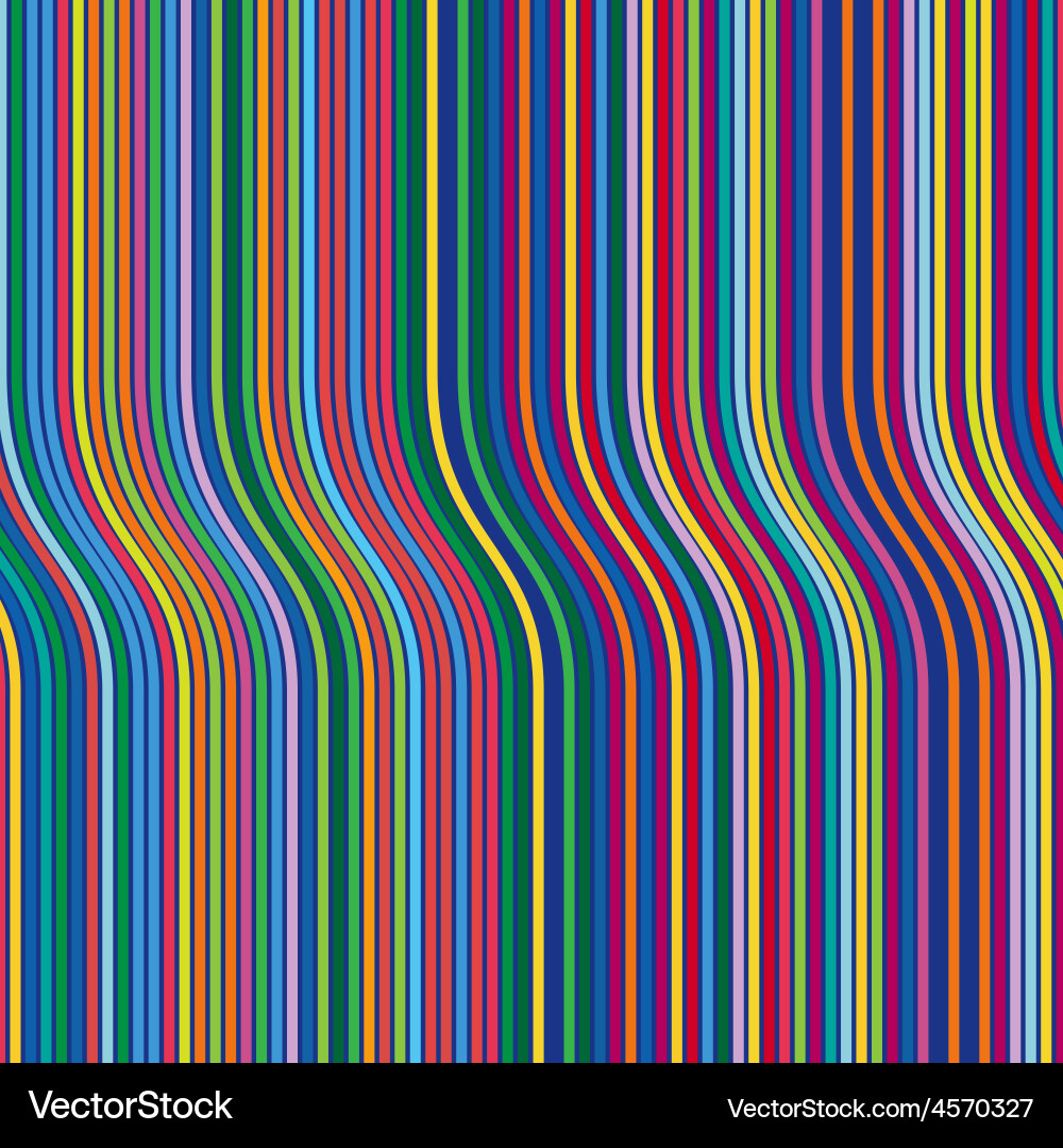 Abstract color lines vector image