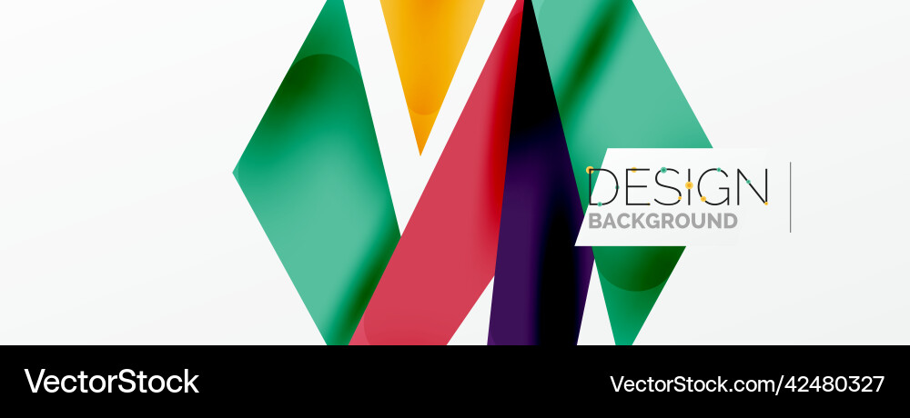Background abstract overlapping shapes minimal Vector Image