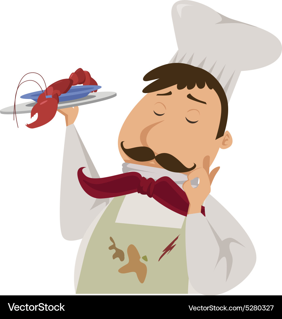 Chef vector image