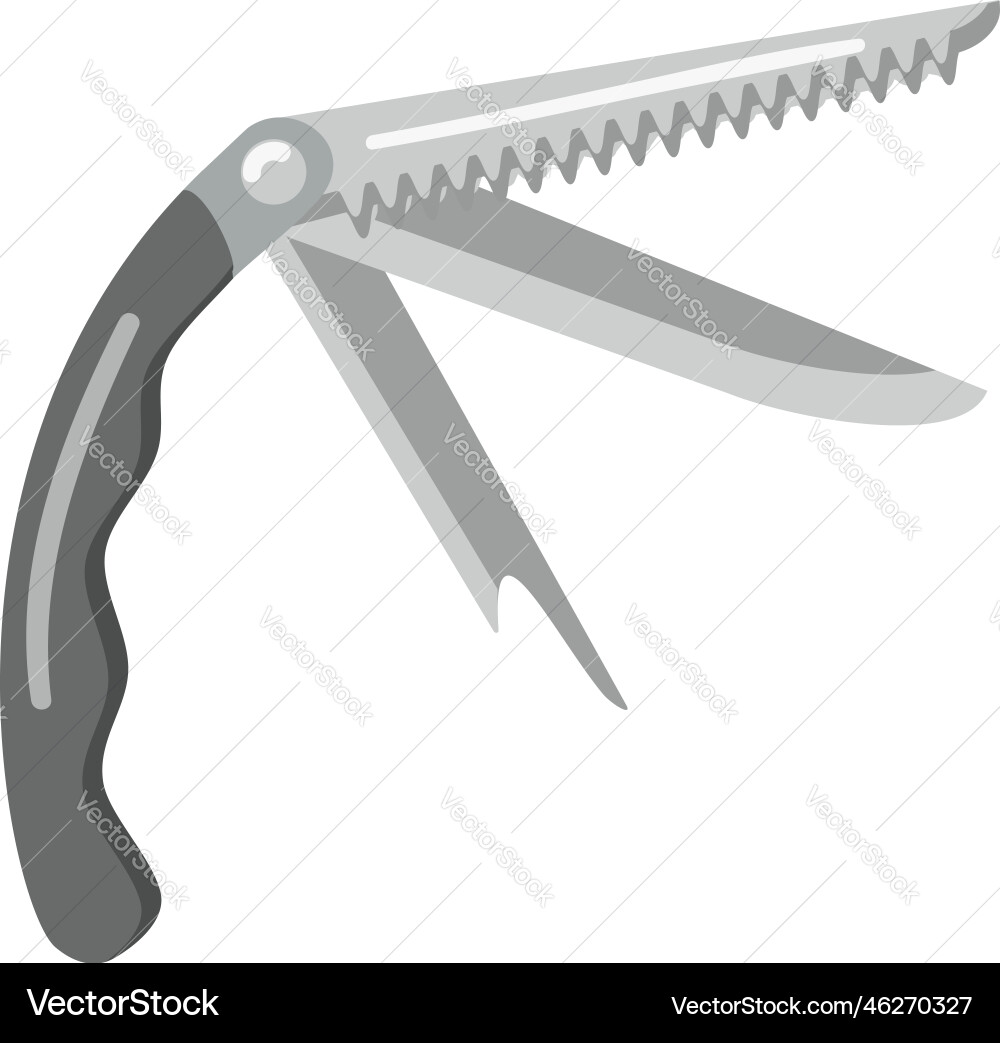 Hunter knife multitool icon cartoon hunt Hunter knife multitool icon cartoon hunt vector image