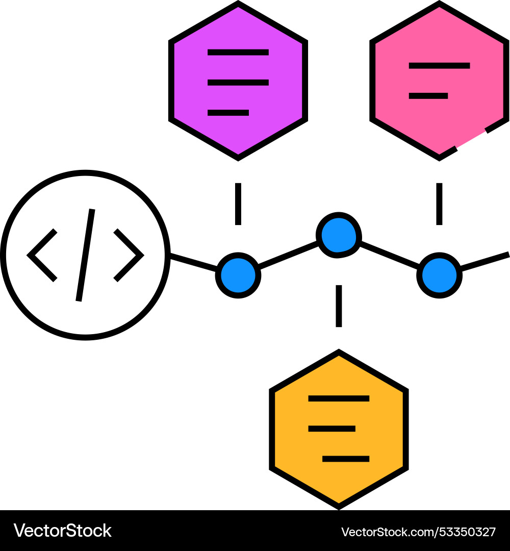 Software deployment icon color Software deployment icon color vector image