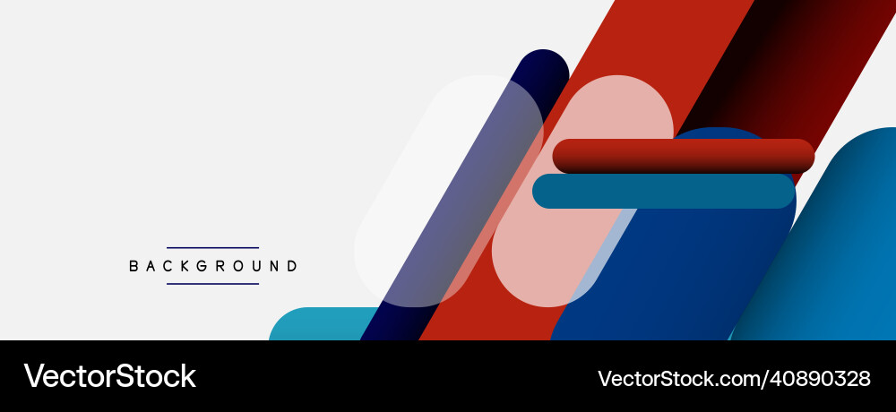 Abstract background round shapes lines Vector Image