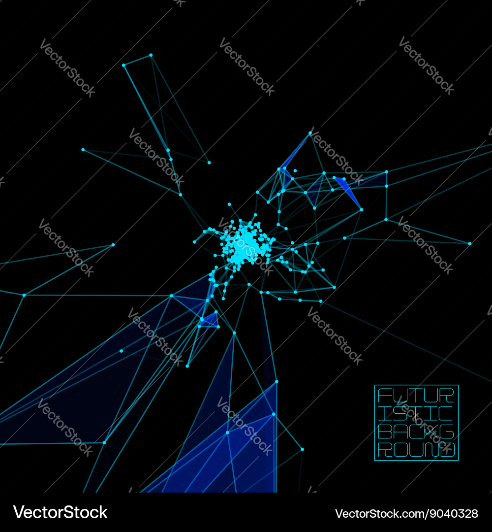 Abstract background with dotted grid Vector Image