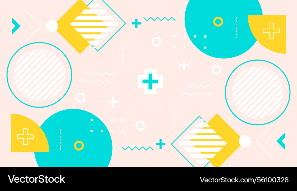 Abstract geometric pattern background Vector Image