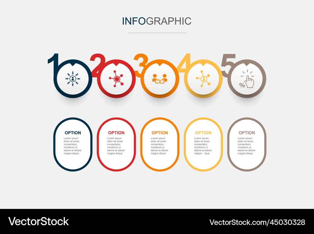 Affiliate marketing ad network link Royalty Free Vector