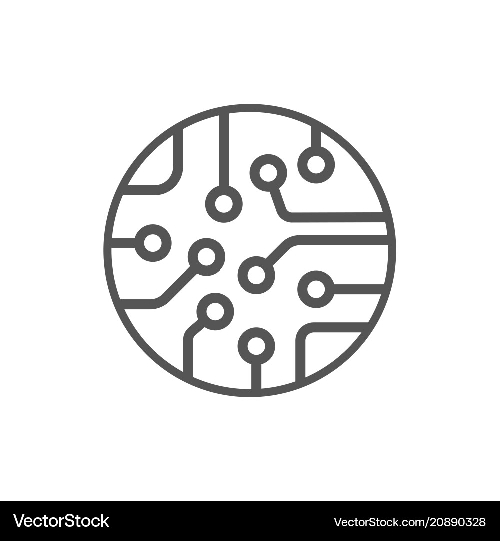 Cpu Icon Prozessortechnologie Cpu Icon Prozessortechnologie vektorbild