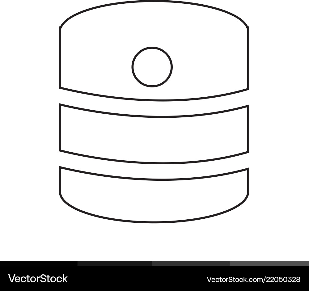 Database icon design vector image