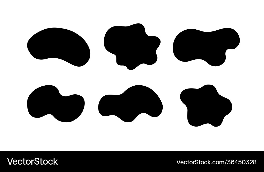 Dynamic Liquid Shapes - Abstract Forms vector image