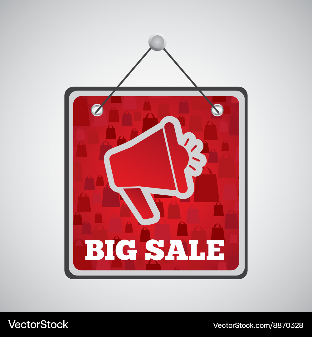 Message with megafono design vector image