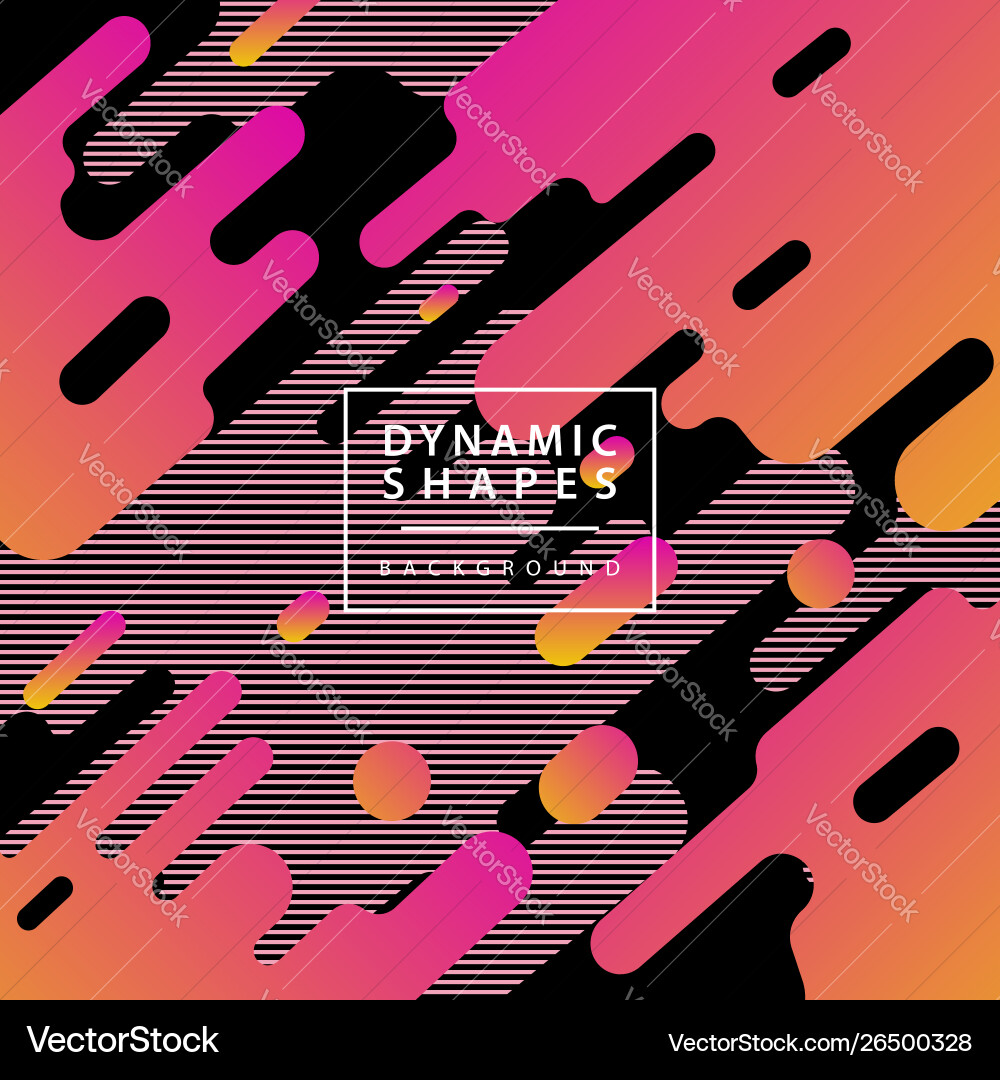 Modern dynamic shapes style background Modern dynamic shapes style background vector image