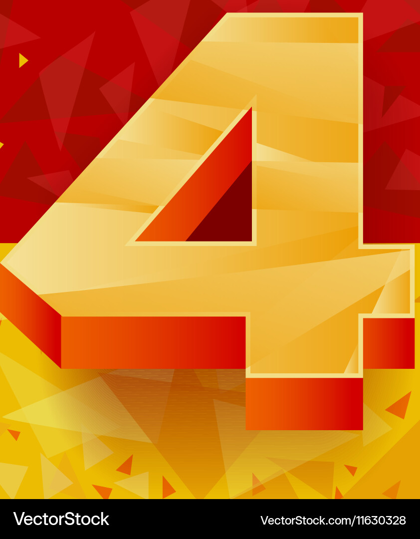 Pattern numbers for use in banner ads vector image