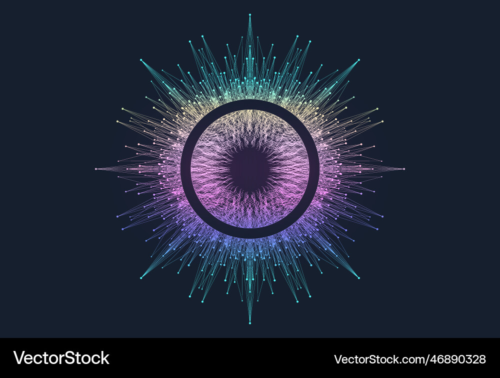 Quantum computing concept deep learning Quantum computing concept deep learning vector image