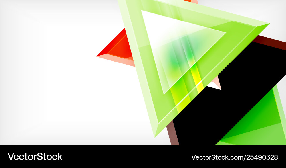 Triangle abstract background Vector Image