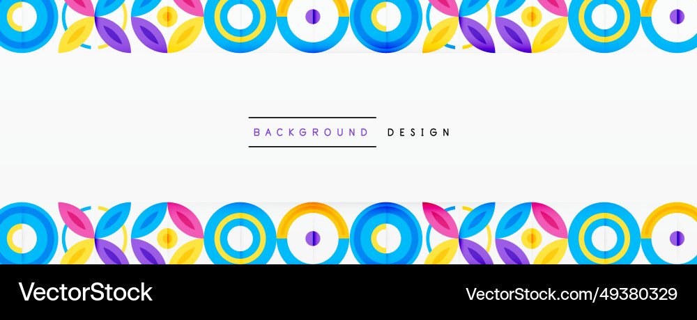 Abstract background - minimalist circles and round Abstract background - minimalist circles and round vector image