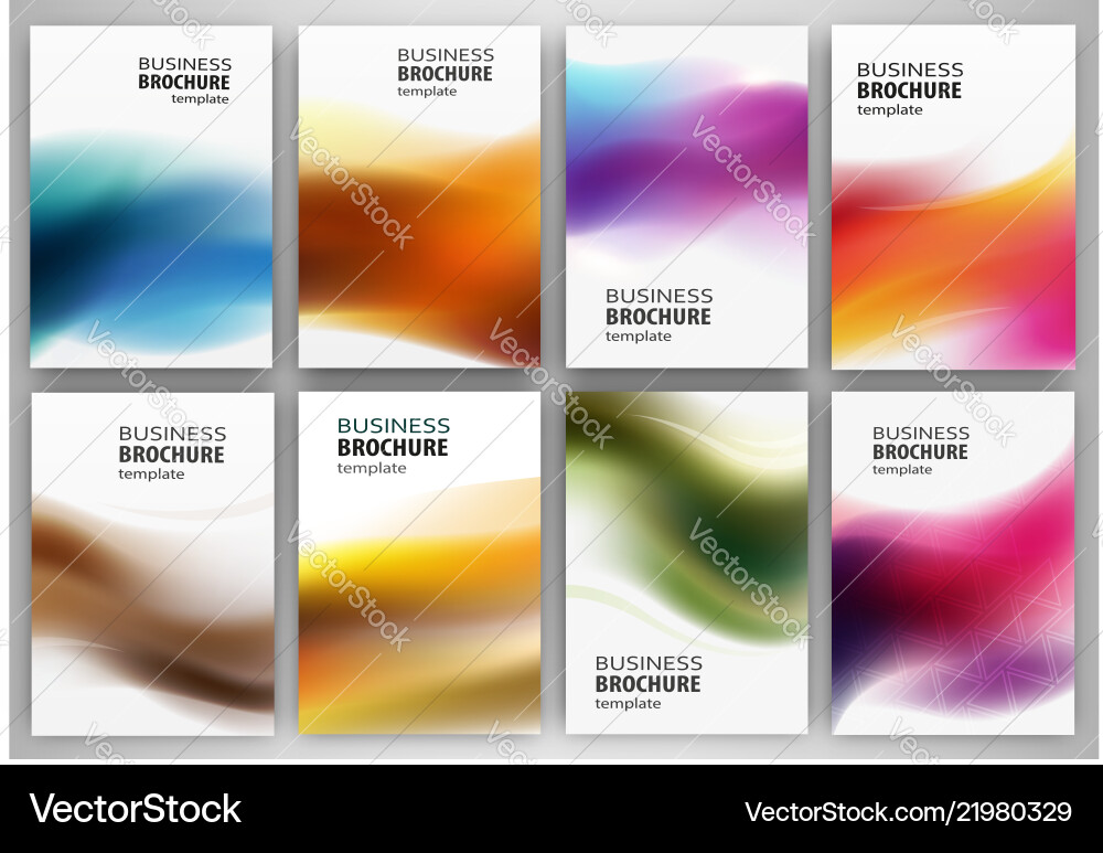 Abstract backgrounds set Royalty Free Vector Image