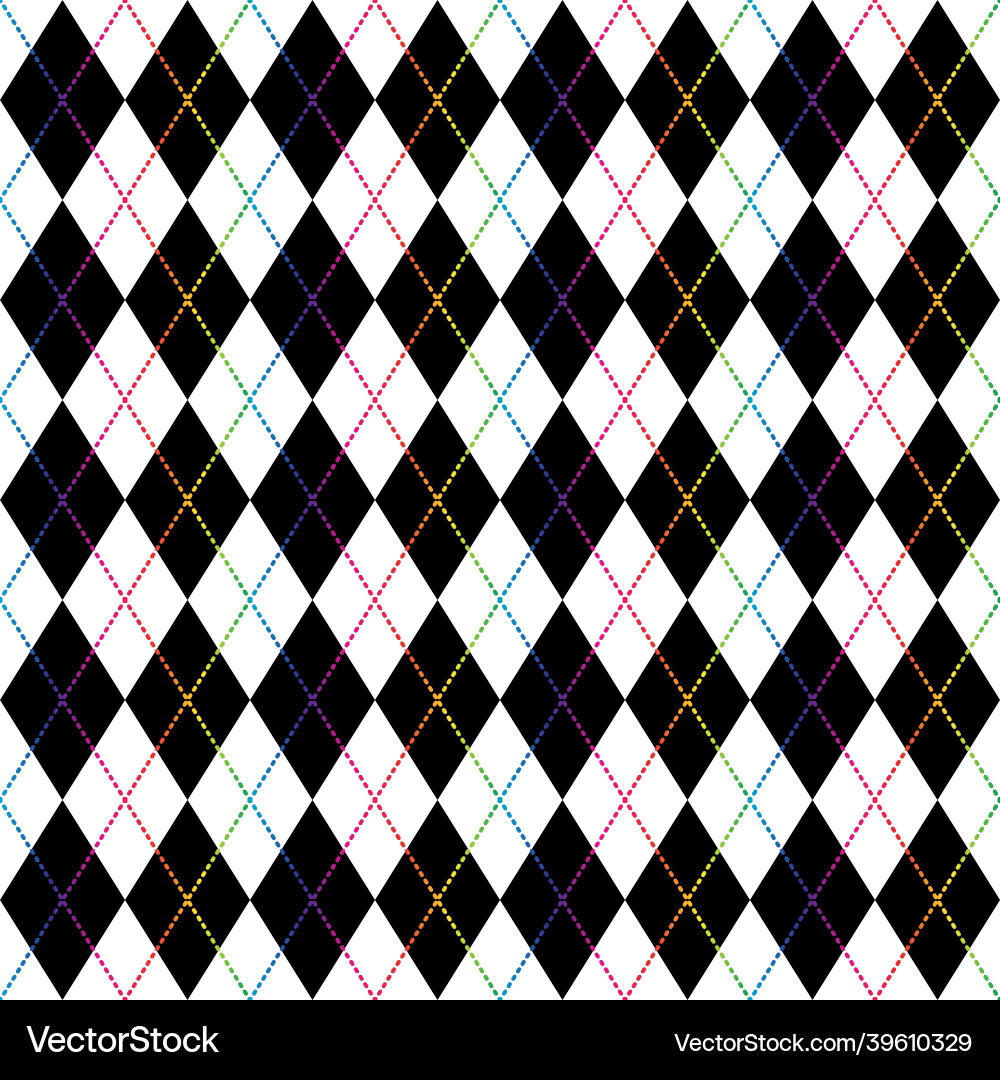 Argyle pattern seamless background Argyle pattern seamless background Vector Image