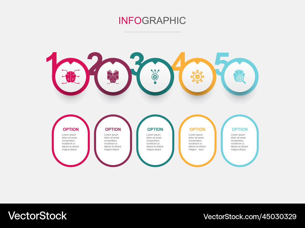 Artificial intelligence machine learning Vector Image