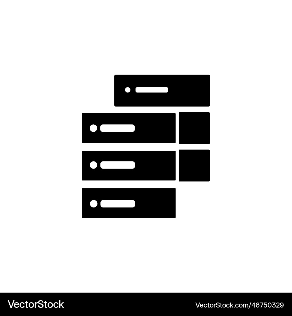 Database icon Database icon vector image