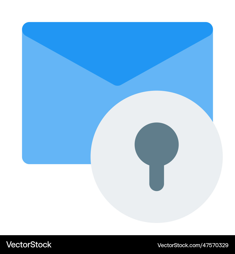Digital message encrypted for security Vector Image