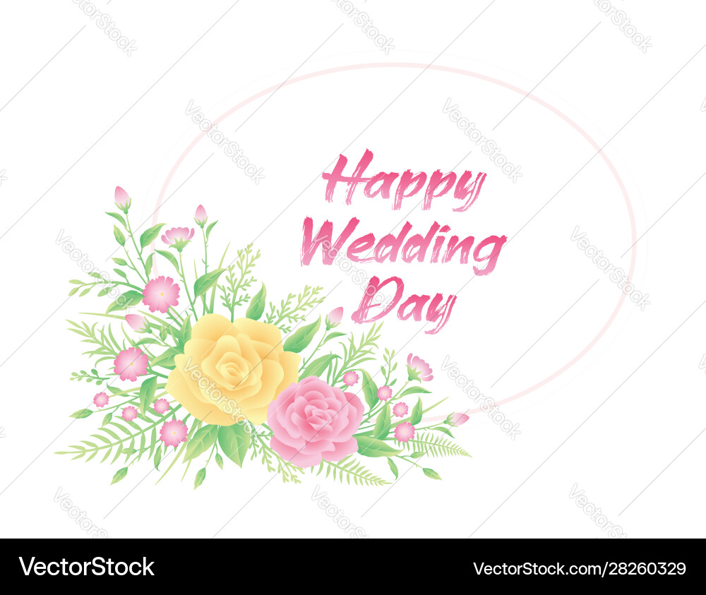 Floral frame colorful card design Floral frame colorful card design Vector Image