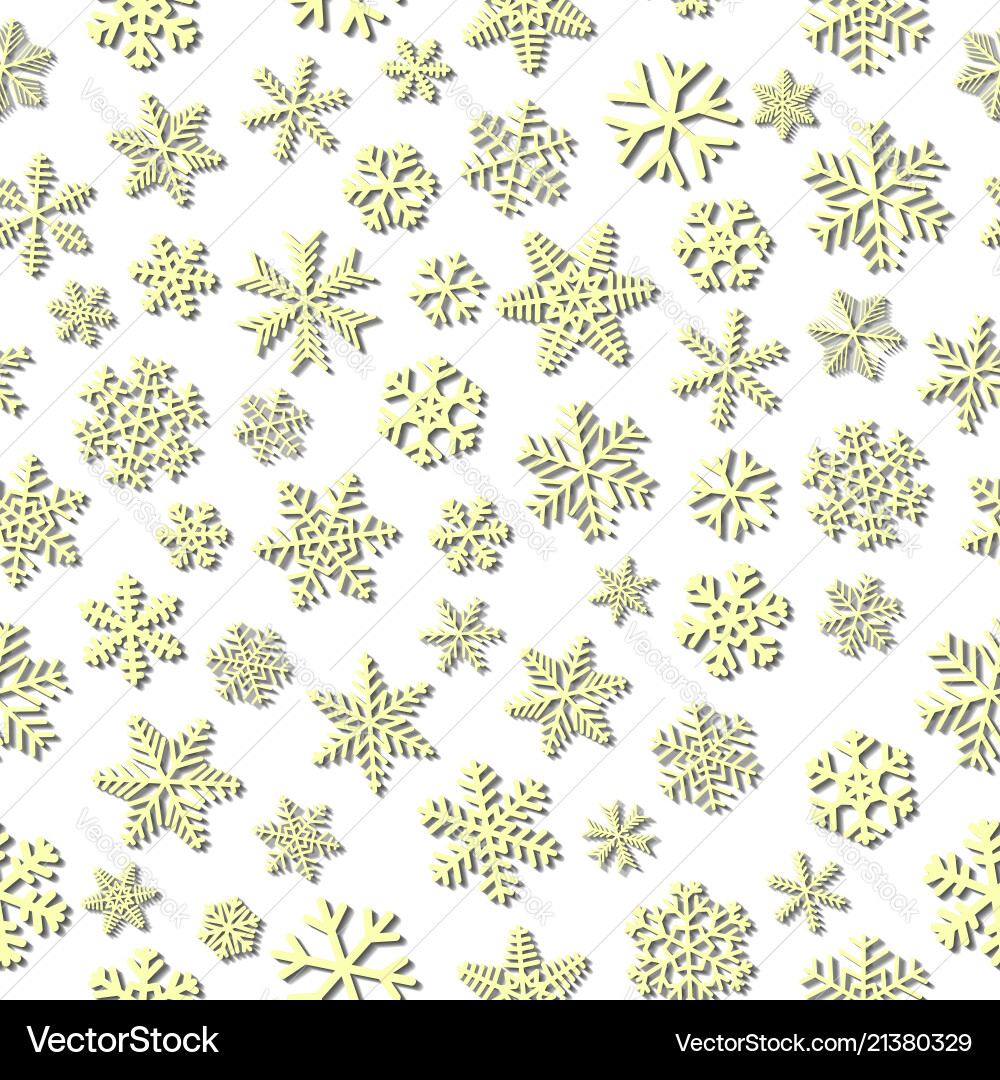 Seamless pattern of snowflakes Seamless pattern of snowflakes vector image