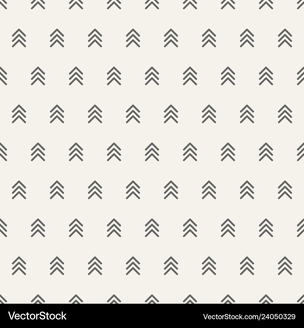 Seamless pattern with arrows motif minimalist Vector Image