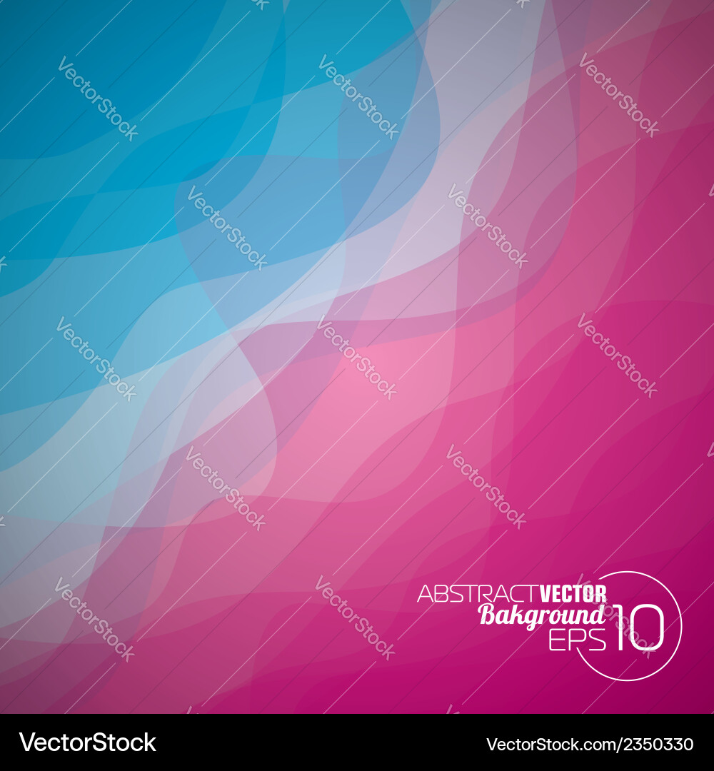 Abstract Colorful Gradient Waves vector image
