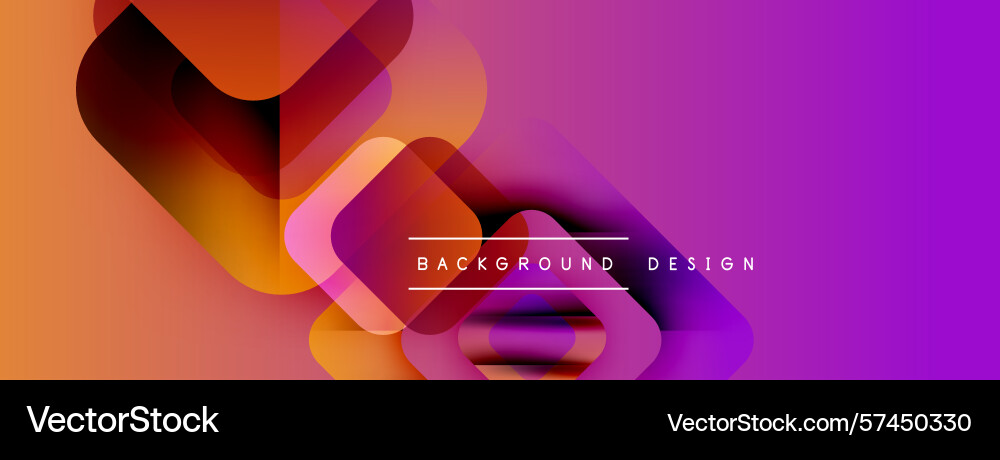 Abstract geometric shapes overlap creating Abstract geometric shapes overlap creating Vector Image