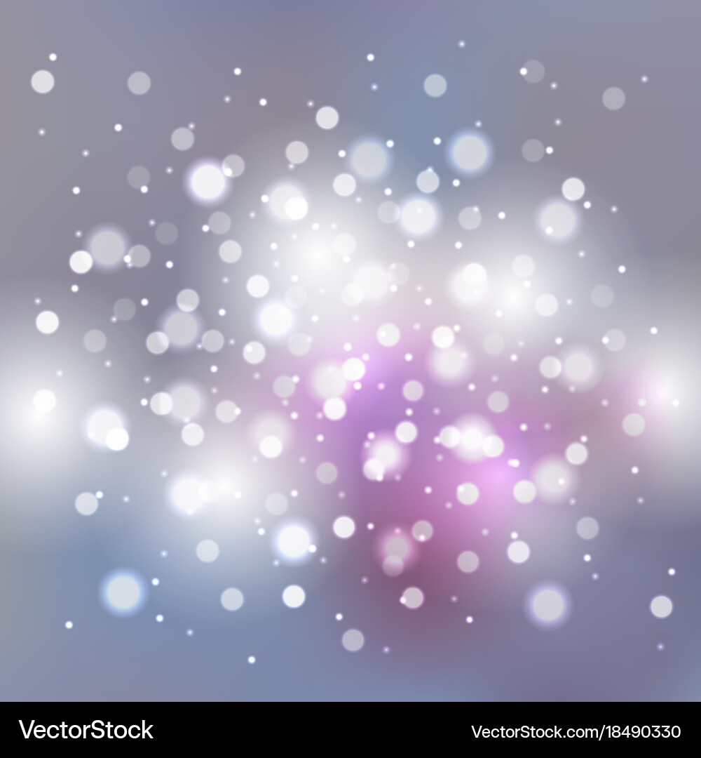 Blurred background with bokeh effect Vector Image