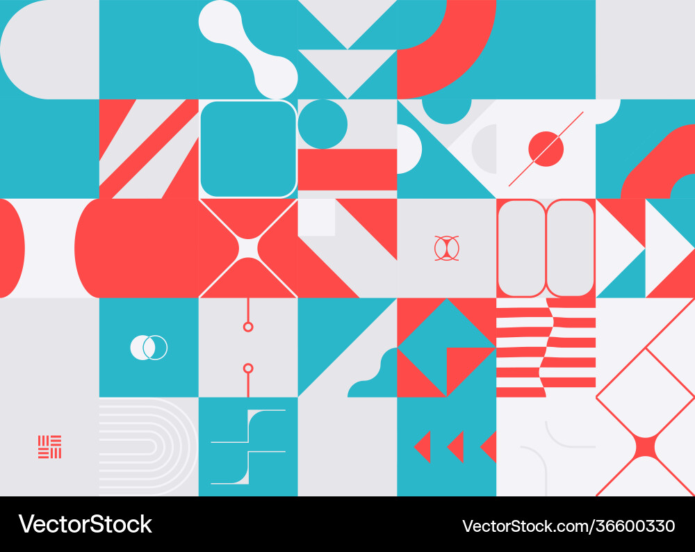 Deconstructed abstract pattern design Deconstructed abstract pattern design vector image