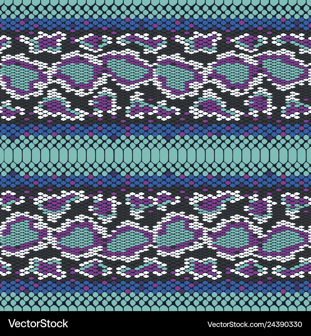Structure snake skin seamless pattern Structure snake skin seamless pattern vector image