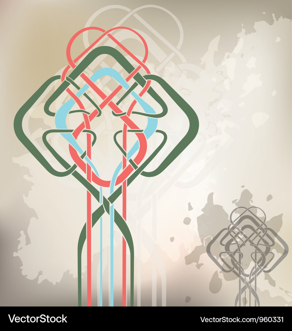 Celtic Knot Pattern Vector Image
