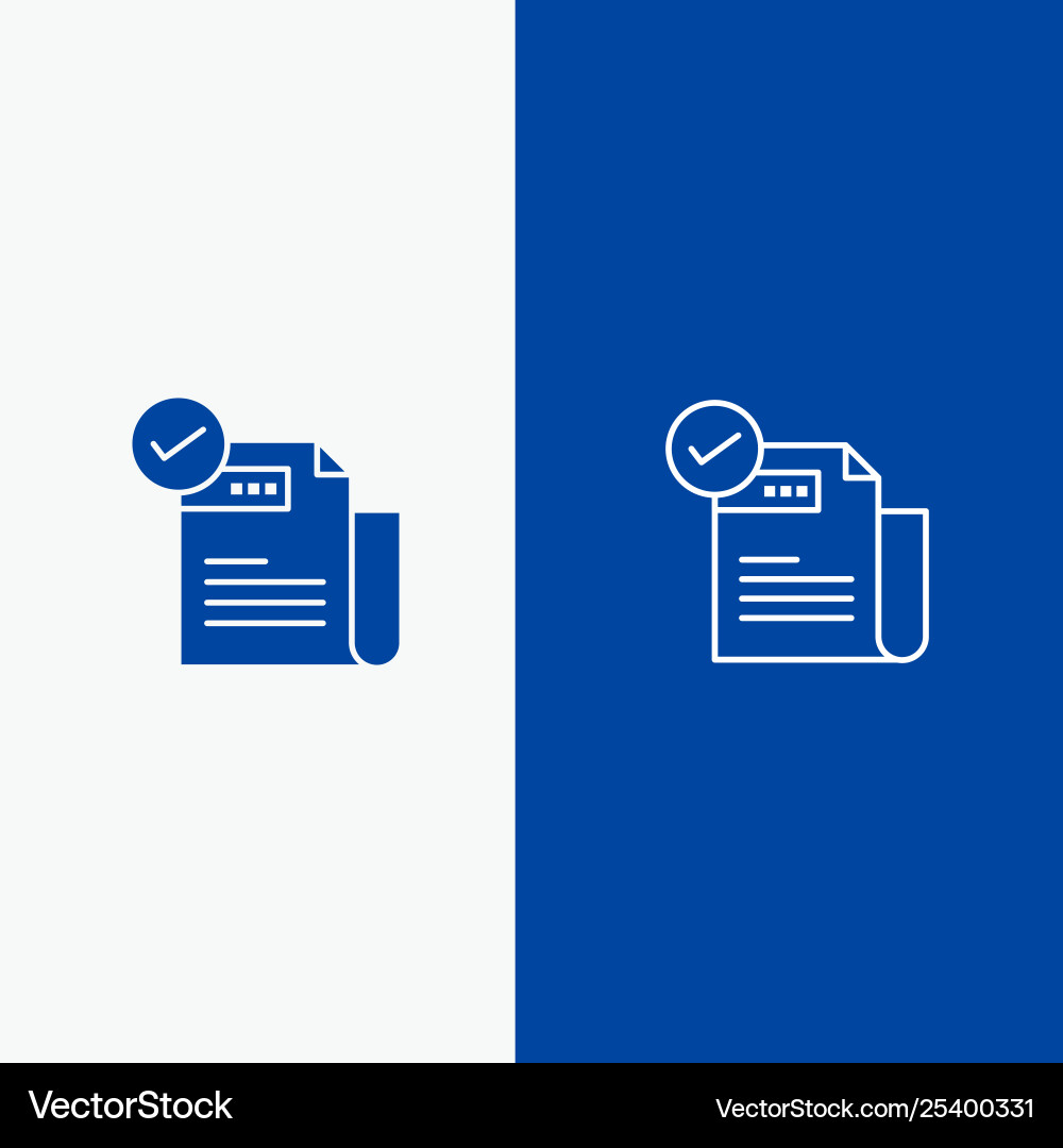 Check checklist feature featured features line Check checklist feature featured features line vector image