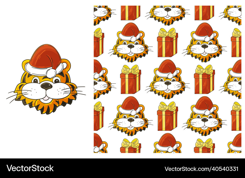 Cute set of element and seamless pattern ideal Cute set of element and seamless pattern ideal vector image