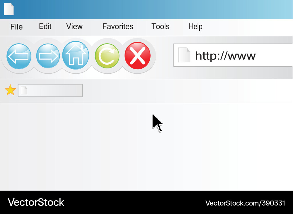 Web buttons vector image