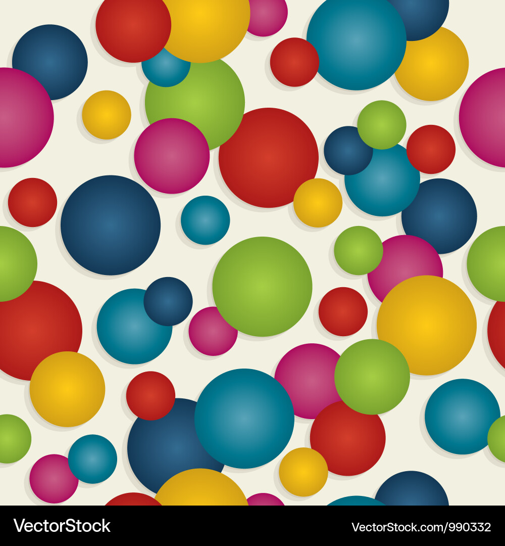 Colorful Sphere Pattern Vector Image