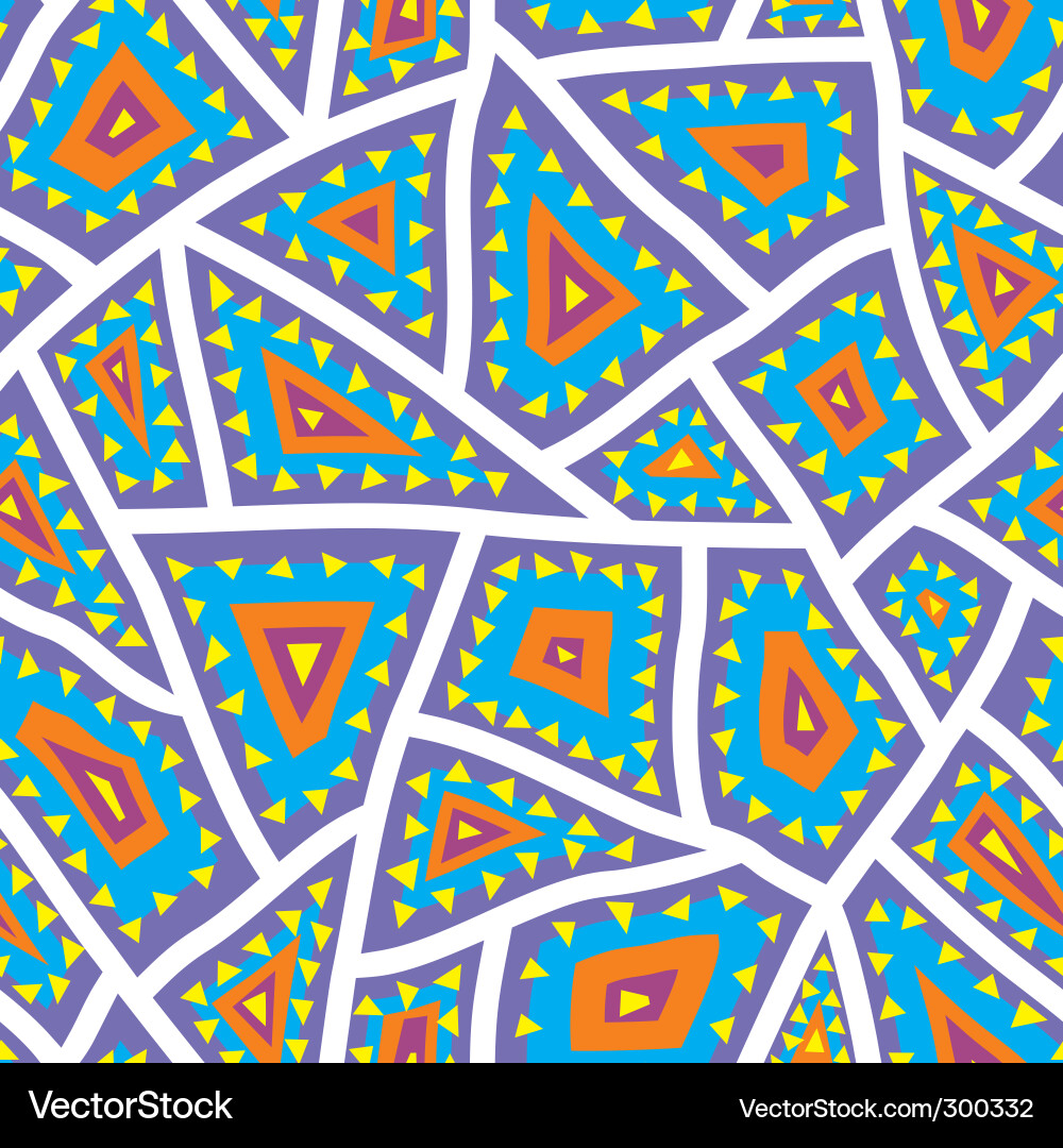 Geometric Pattern Tile Vector Image