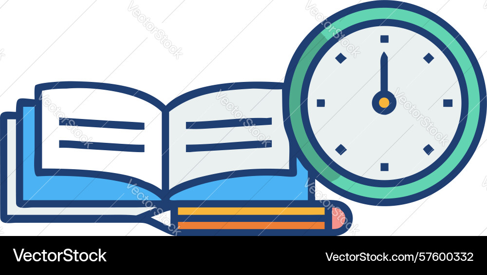 Learning management system icon design vector image
