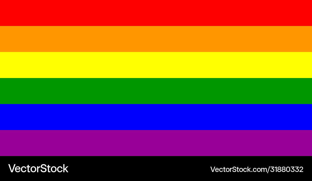 Lgbtq Regenbogen Flagge Stolz Monat Lgbtq Regenbogen Flagge Stolz Monat vektorbild