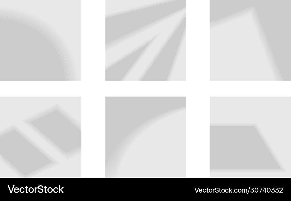 Overlay shadow effects and reflection light Overlay shadow effects and reflection light vector image