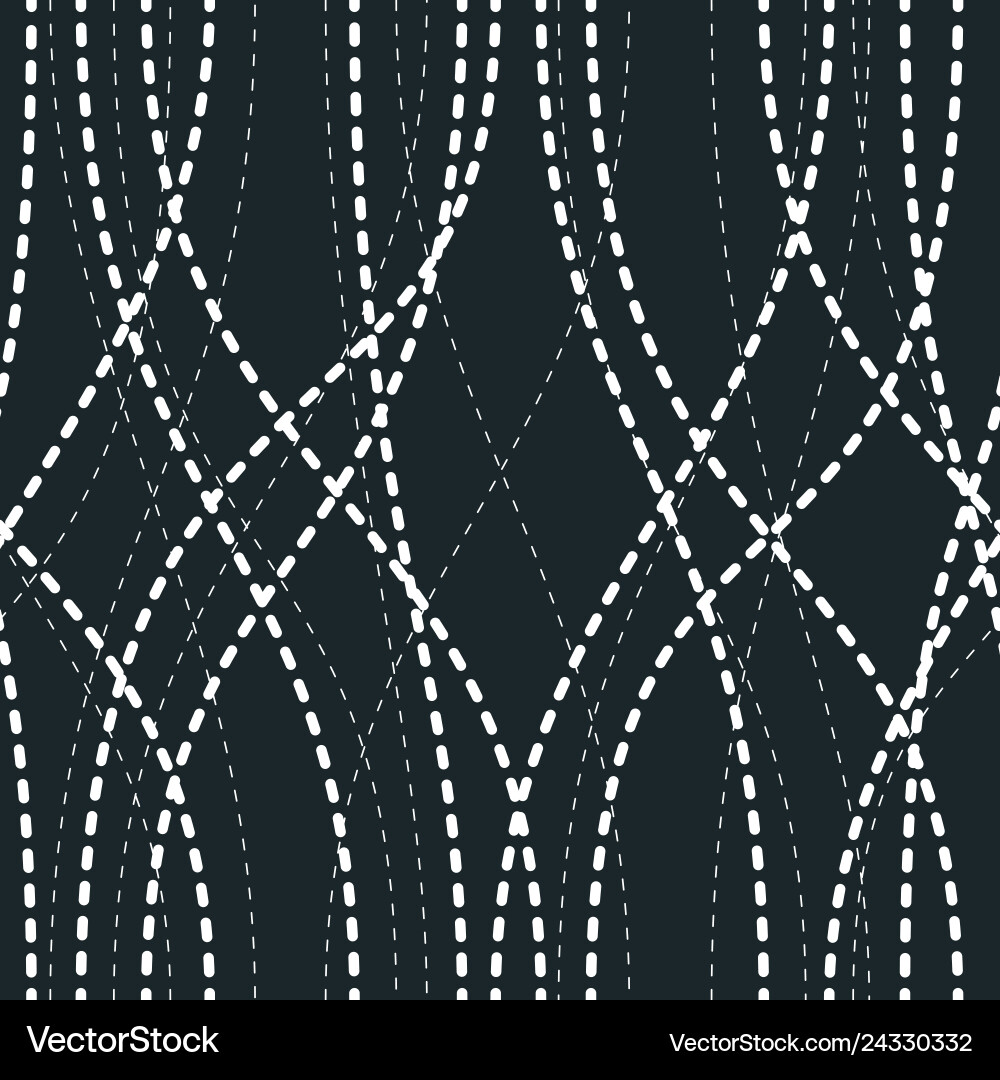 Tangled curvy lines seamless pattern repeat Tangled curvy lines seamless pattern repeat vector image
