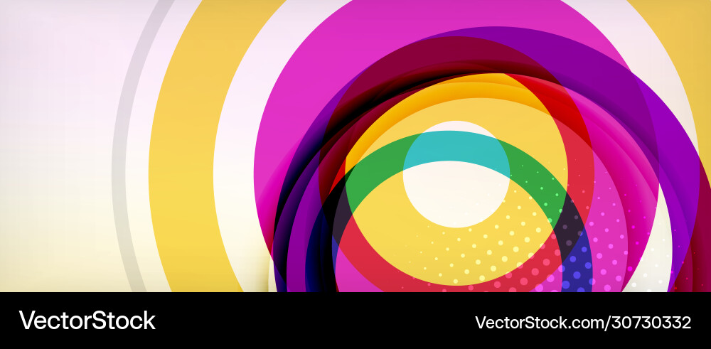Trendy simple circle abstract background dynamic Trendy simple circle abstract background dynamic Vector Image