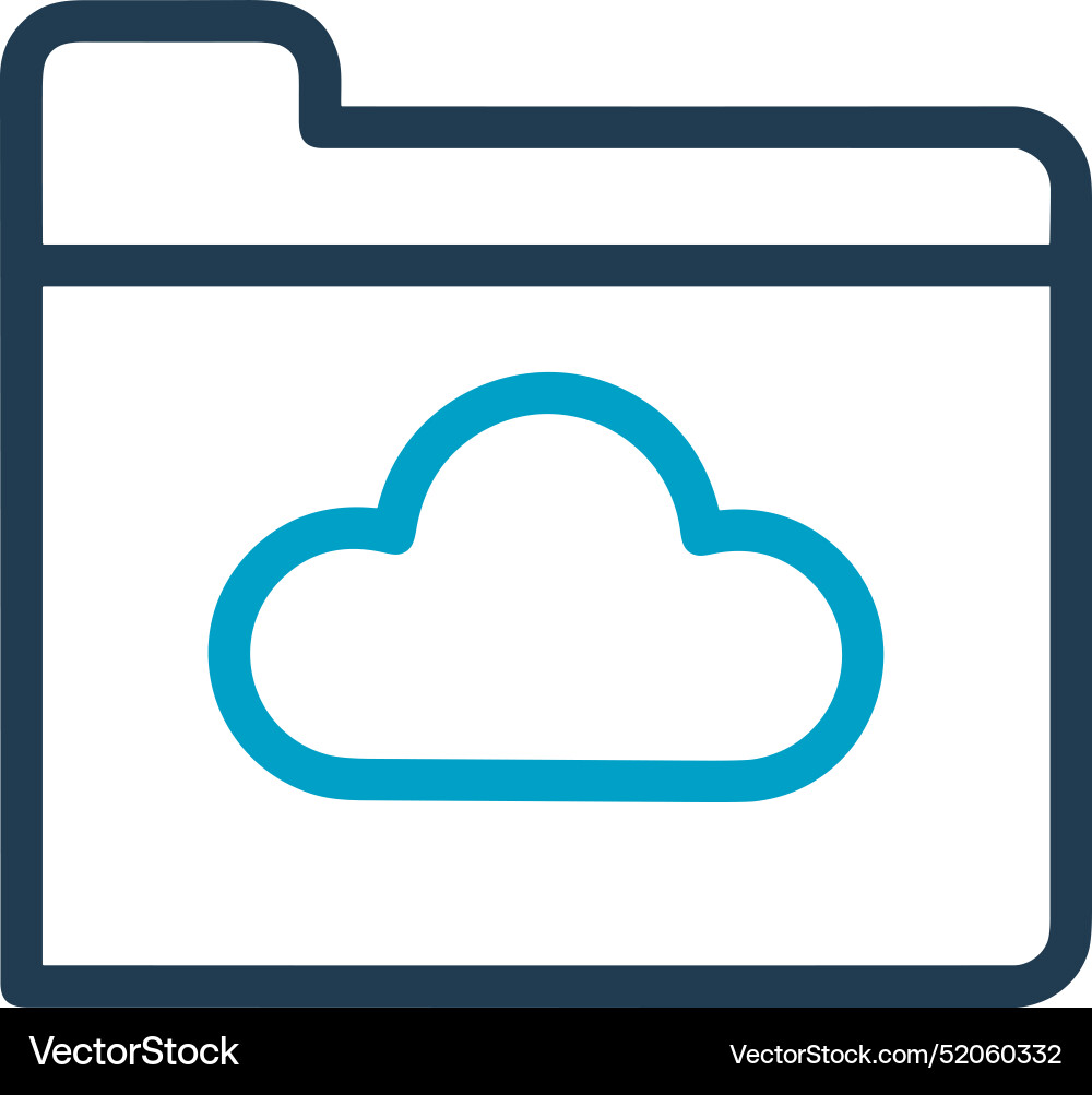 Upload outline icon symbol image Vector Image