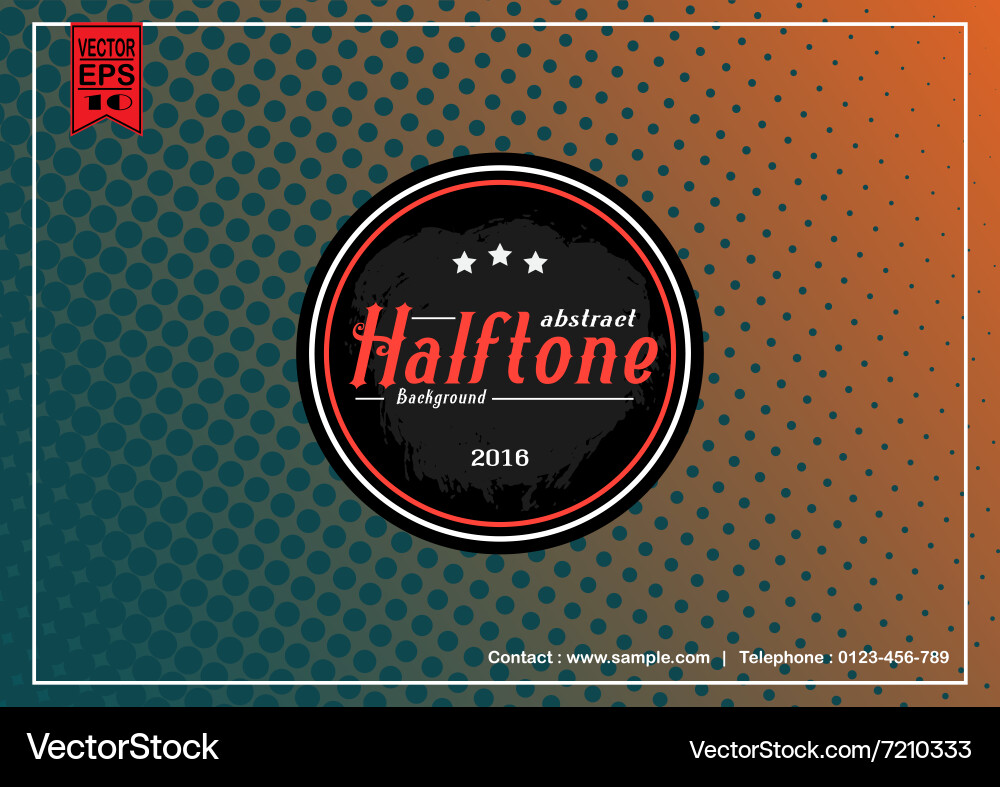 Abstract halftone patterns background Vector Image