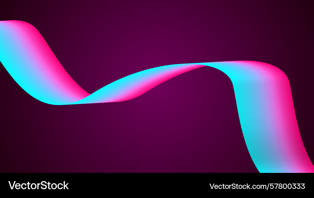 Blend wavy curved smooth background gradient Vector Image