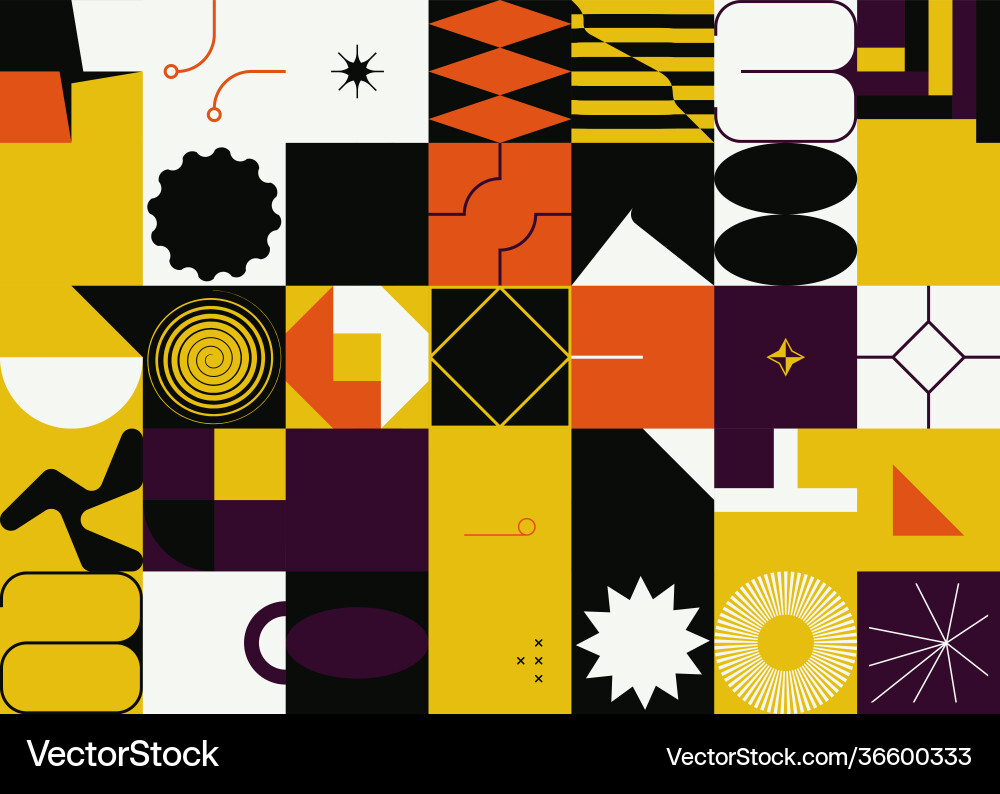 Deconstructed abstract pattern design Deconstructed abstract pattern design vector image